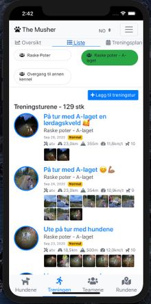 Treningslisten